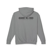 Inspirational Unisex Lightweight Hooded Sweatshirt - 'Against All Odds'