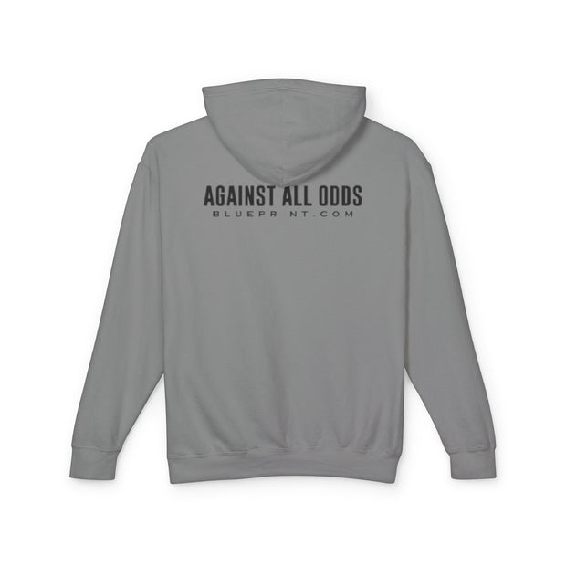Inspirational Unisex Lightweight Hooded Sweatshirt - 'Against All Odds'