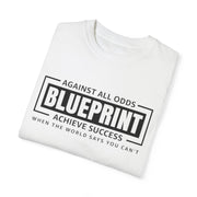 Blueprint Success Inspirational T-Shirt | Unisex Garment-Dyed Tee