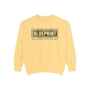 Motivational Unisex Sweatshirt - 'Against All Odds' Blueprint Design