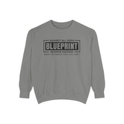 Motivational Unisex Sweatshirt - 'Against All Odds' Blueprint Design