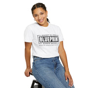 Motivational Blueprint T-Shirt - Unisex Garment-Dyed Tee
