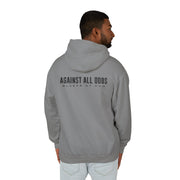 Inspirational Unisex Lightweight Hooded Sweatshirt - 'Against All Odds'