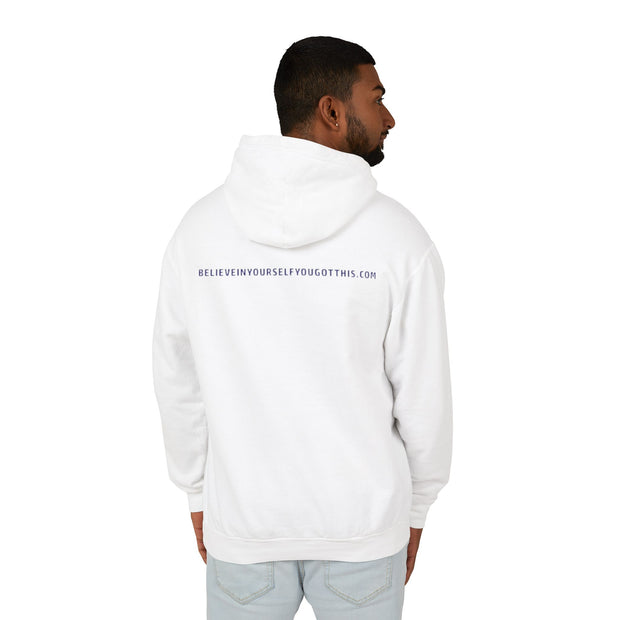 Believe in Yourself Unisex Lightweight Hooded Sweatshirt - Motivational Casual Wear