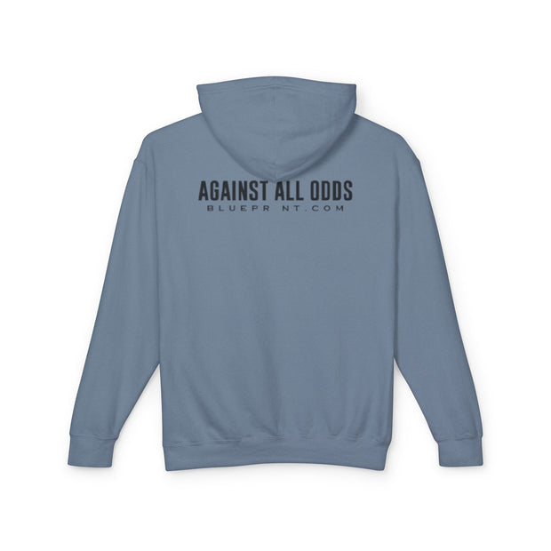 Inspirational Unisex Lightweight Hooded Sweatshirt - 'Against All Odds'