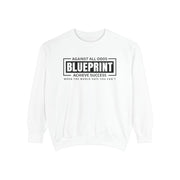 Motivational Unisex Sweatshirt - 'Against All Odds' Blueprint Design